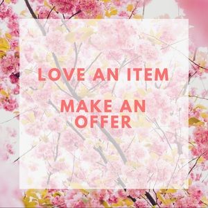 Love an item! Make an offer!